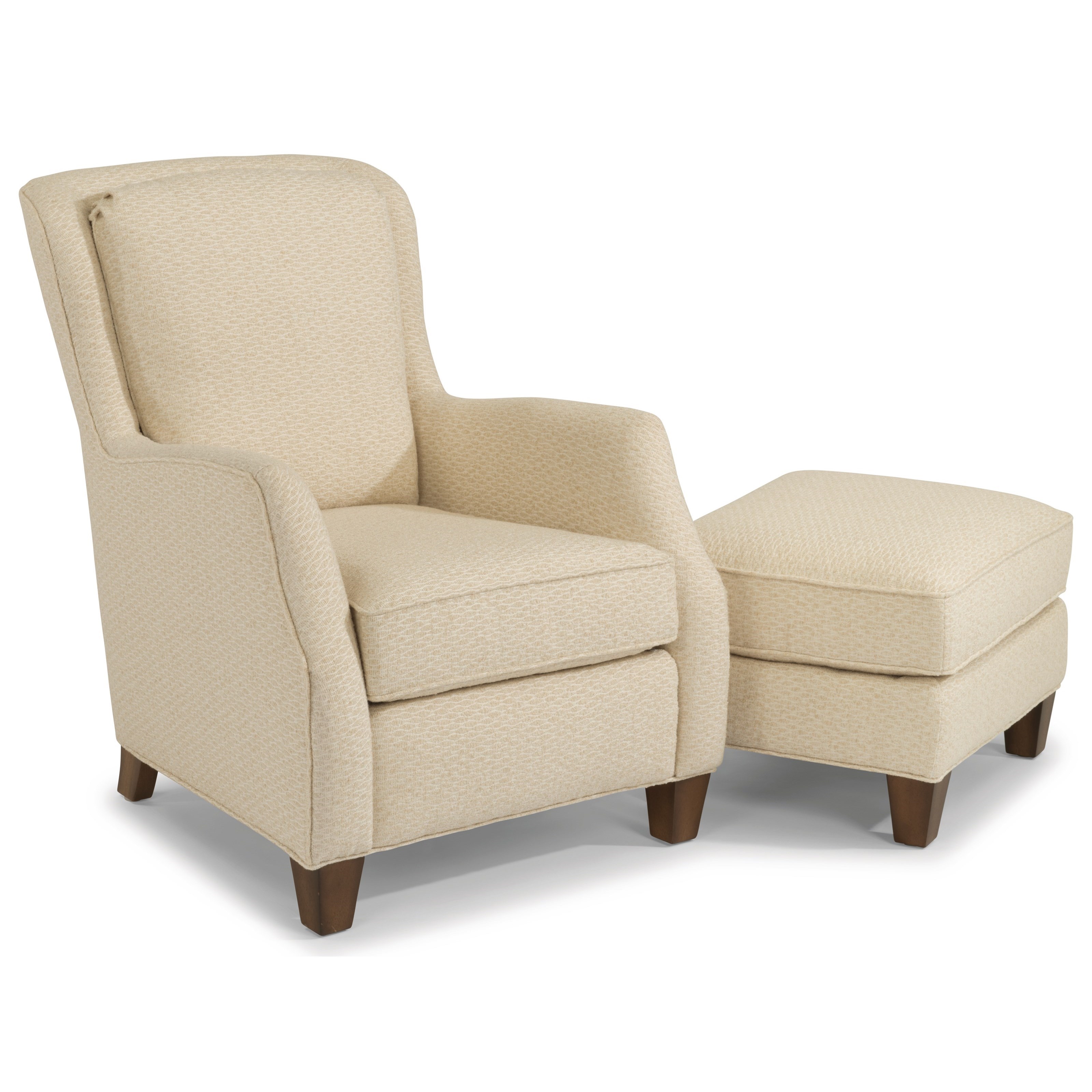 Flexsteel chair hotsell and ottoman